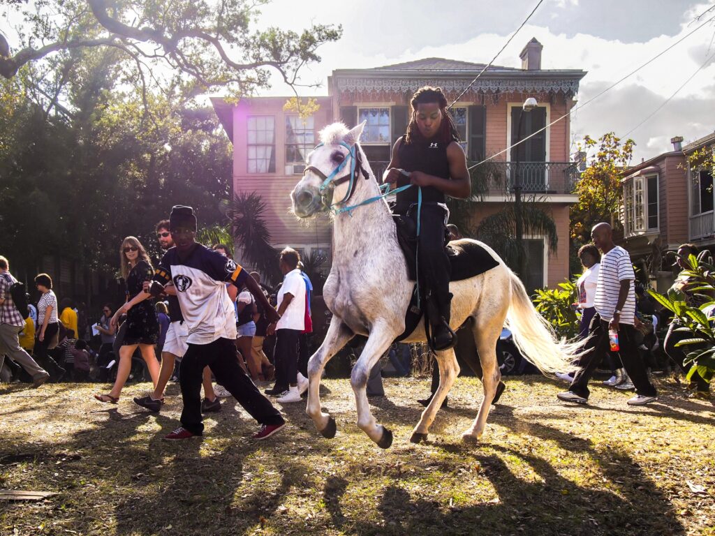 A Second Line parade. New Orleans, Louisiana, 2012