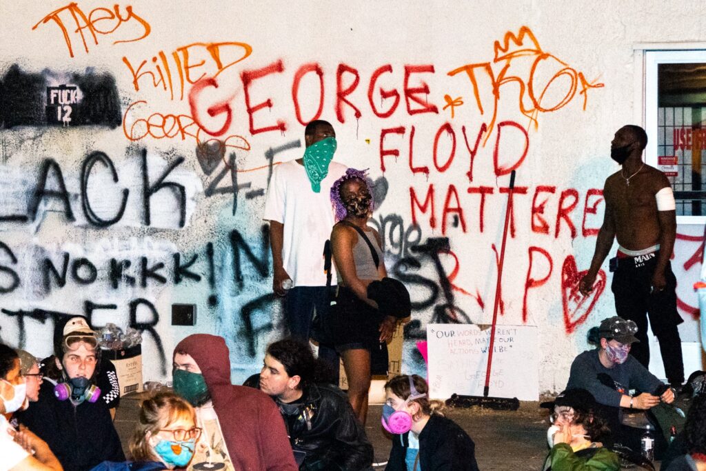 Cup Foods, where George Floyd was killed by police, Minneapolis, Minnesota, 2020