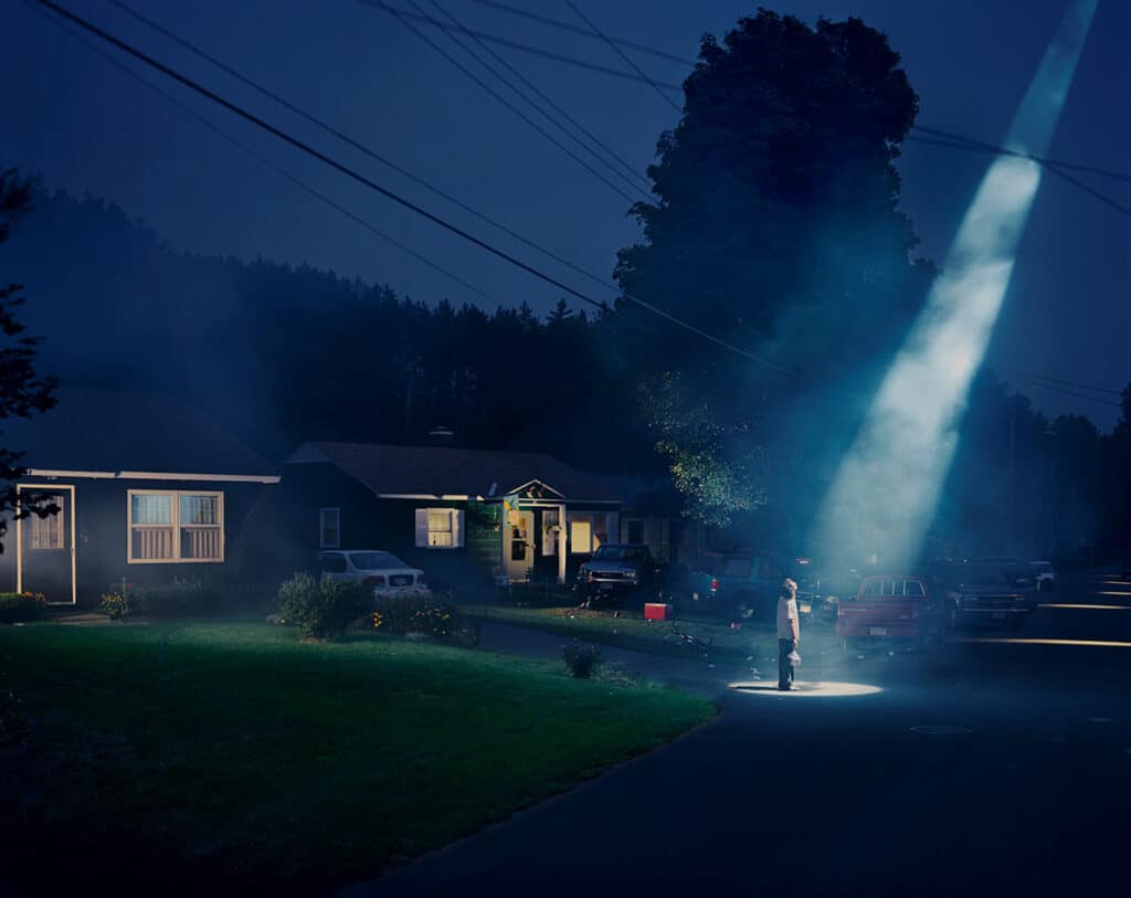 Gregory Crewdson, Untitled, From the series:Twilight, 1998-2002. Digital pigment print.The ALBERTINA Museum, Vienna, Permanent loan –Private Collection © Gregory Crewdson