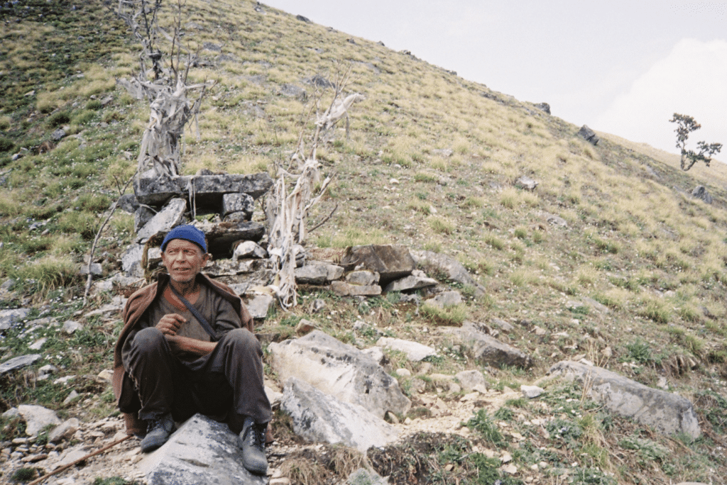 Un vieux berger qui nous a sauvé la mise alors que nous ne trouvions pas le chemin. © Clément Cangiano