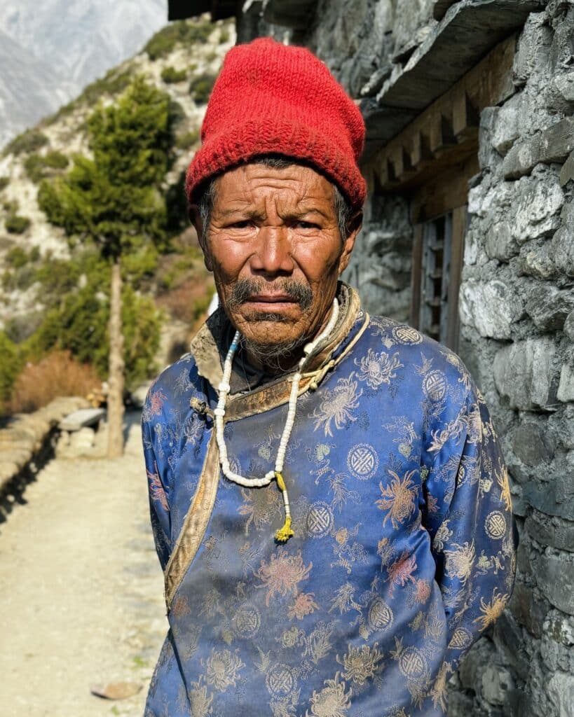 Un habitant du Dolpo. © Clément Cangiano