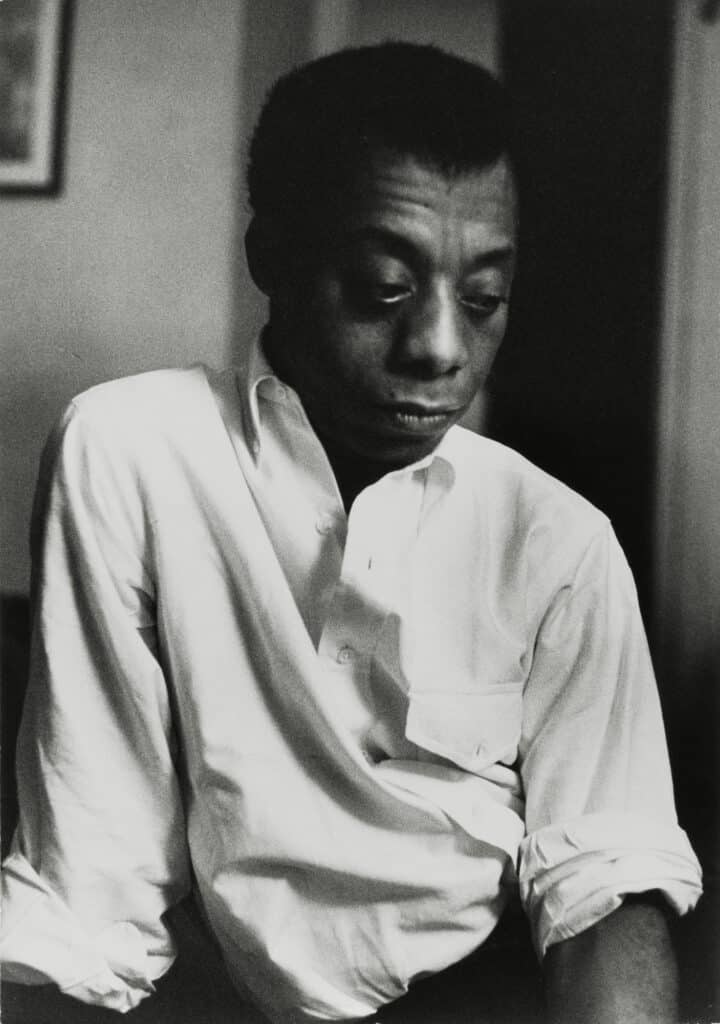 James Baldwin, 1960s © Robert Frank, 2024 The June Leaf and Robert Frank Foundation