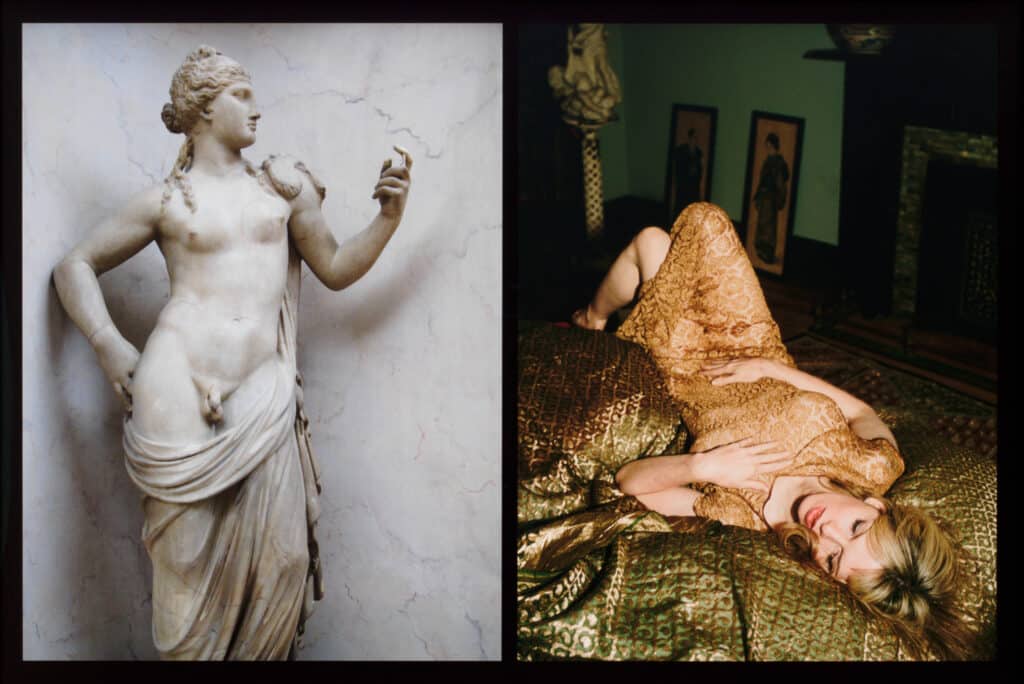 Joey with Hermaphrodite, 2024 © Nan Goldin, Courtesy the artist and Gagosian