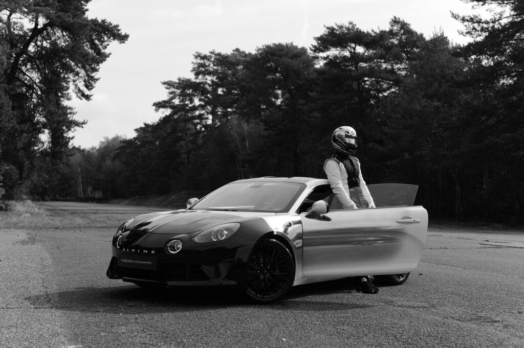 Alpine A110 Monochromatic © Mathieu César