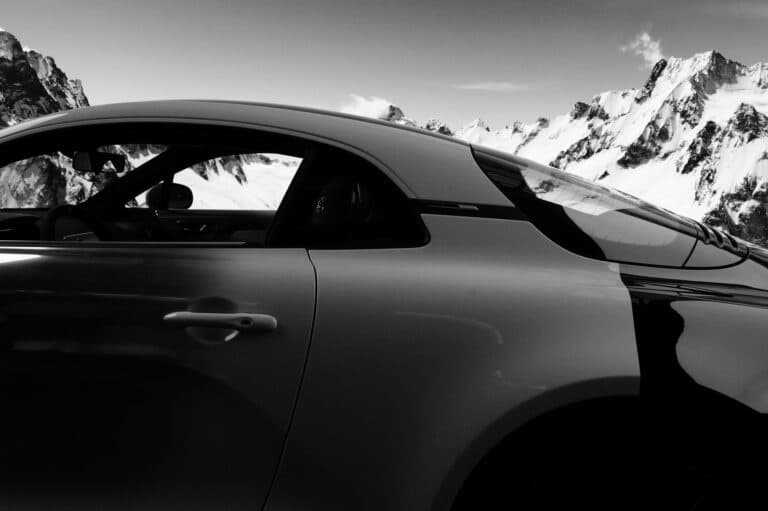 Alpine A110 Monochromatic © Mathieu César