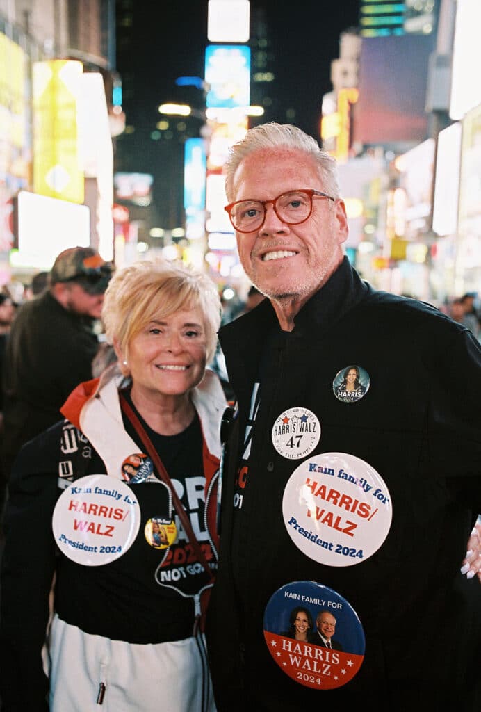 Jim, Time Square, New York, November 5, 2024 © Robert E. Gerhardt