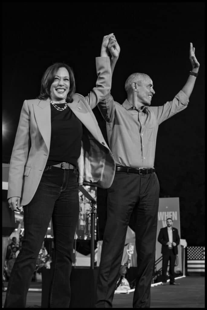 Kamala Harris’ American Presidential Campaign © Peter Turnley