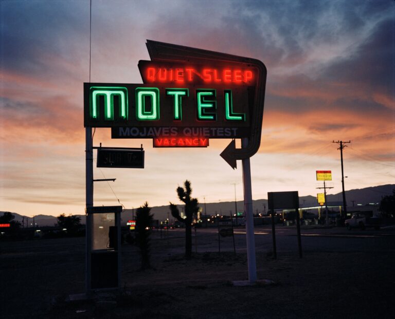 Quiet Sleep, 1983, Mojave, California © Wim Wenders/ Wenders Images and Howard Greenberg Gallery