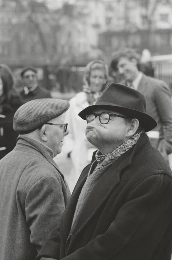 Dennis Morris, Gurning, Speakers' Corner, Hyde Park, London, 1974 © Dennis Morris