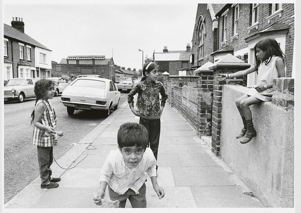 Dennis Morris, Southall streets, 1976 © Dennis Morris