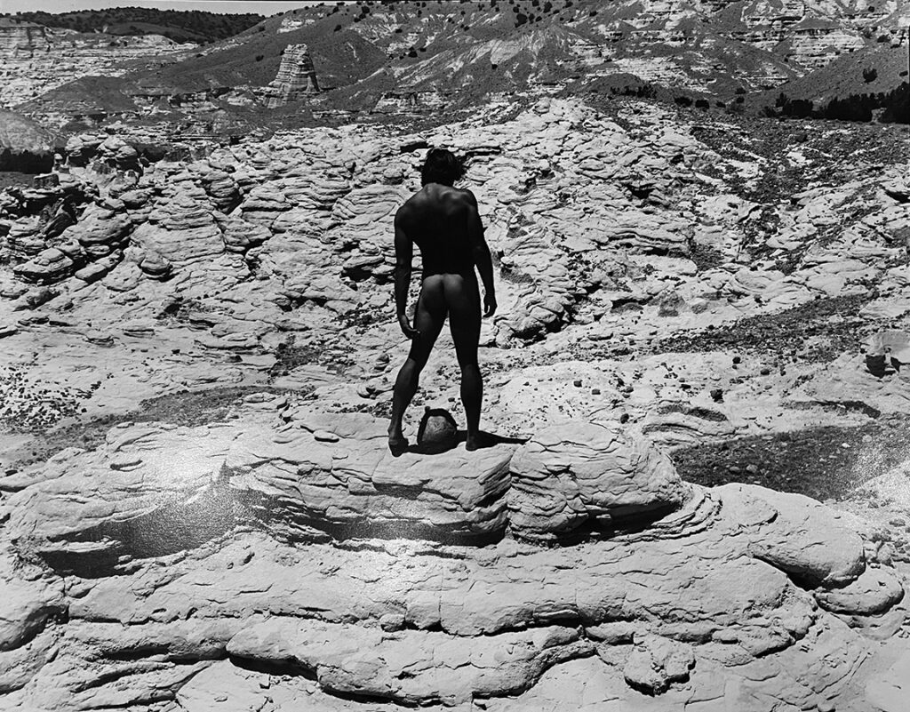 Man & Stone, New Mexico, 1984 © Denis Piel / Courtesy of Staley-Wise Gallery, New York